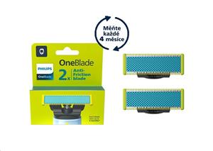 Philips OneBlade QP225/50, náhradné holiace hlavice Anti-Friction blade, 2 ks