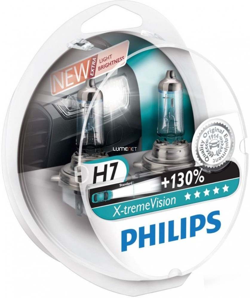 Philips X-tremeVision +130% H7 55W 12972XV 2ks/bal.