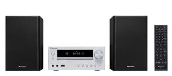Pioneer mikro systém s CD, USB, stříbrný