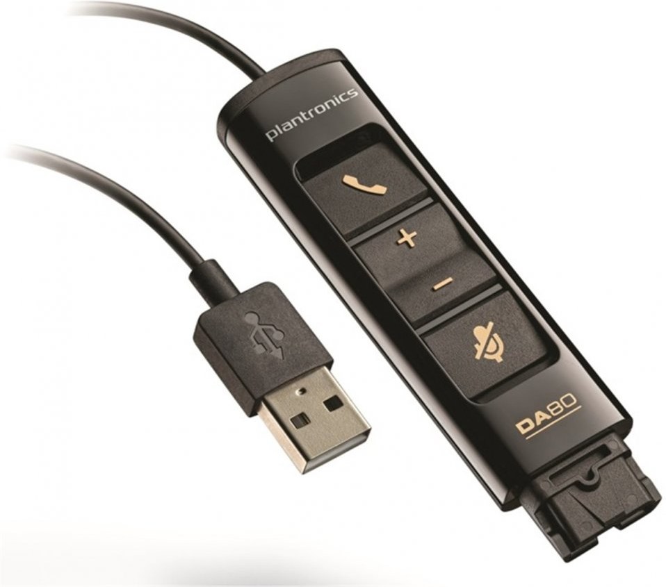 Plantronics USB adaptér na pripojenie náhlavnej súpravy k počítaču