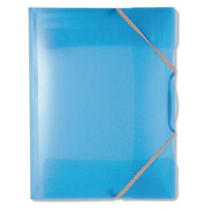 Plastový obal s gumičkou Karton PP Opaline modrý
