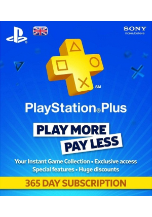 PlayStation Plus 365 Day Subscription UK