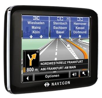 PNA NAVIGON 2310, GPS navigace, LCD 3,5", mapy EU