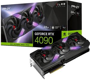 PNY GeForce RTX 4090 24GB XLR8 Gaming VERTO EPIC-X RGB Triple Fan / 24GB GDDR6X / PCI-E / 3x DP / HDMI