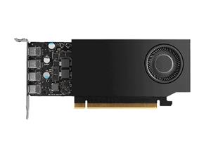 PNY NVIDIA A400 4GB / 4GB GDDR6 / PCI-E / 4x miniDP / LP bracket / 4x adaptér miniDP > DP, (rozbalené)