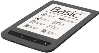 Pocketbook 624 Basic Touch, šedý