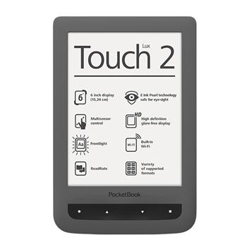 Pocketbook 626 Touch Lux 2, podsvietená, grey