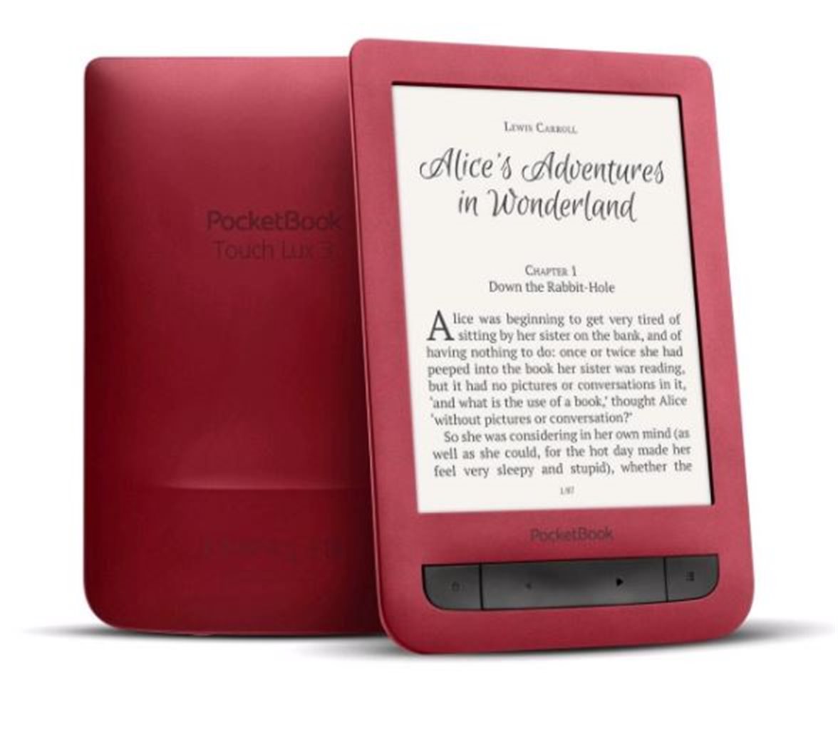Pocketbook 626 Touch Lux 3, červený
