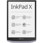POCKETBOOK InkPad X, šedo-čierna