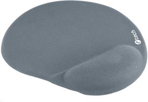 Podložka pod myš gelová C-TECH MPG-03GR, šedá, 240x220mm