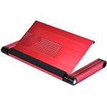 Podstavec pod notebook s možnosťou rotácie o 360°, ružový, hliník-plast, 10 kg nosnosť