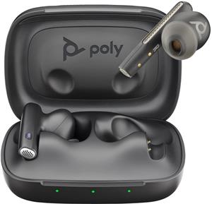 Poly Voyager Free 60 MS Team, BT700 USB-A adaptér, bezdrôtové slúchadlá, čierne