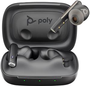 Poly Voyager Free 60 MS Teams, BT700 USB-C adaptér, bezdrôtové slúchadlá, čierne