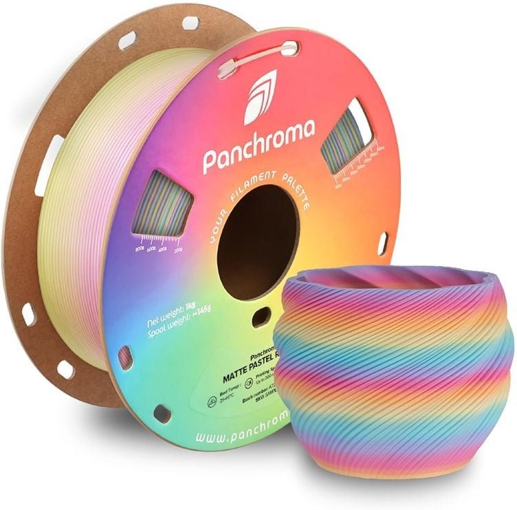 Polymaker Panchroma PLA Gradient Matte Pastel Rainbow