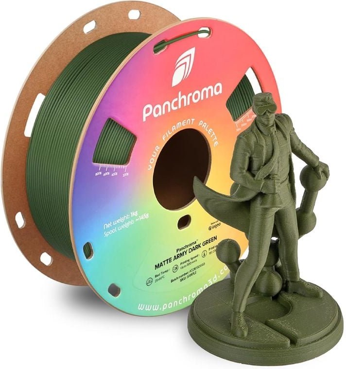Polymaker Panchroma PLA Matte Army Dark Green