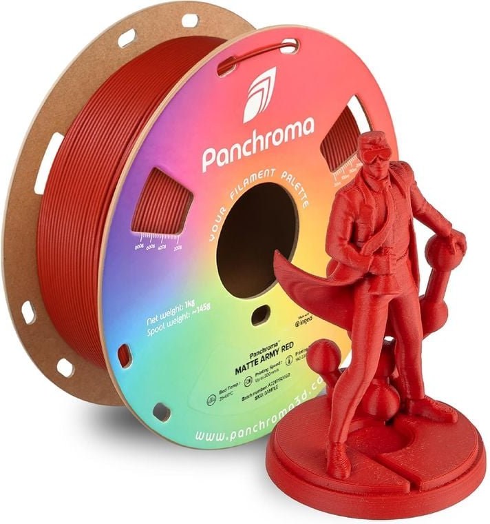 Polymaker Panchroma PLA Matte Army Red