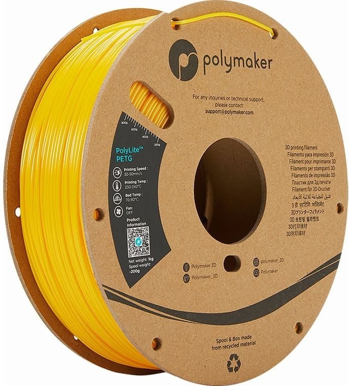 Polymaker PolyLite PETG Yellow