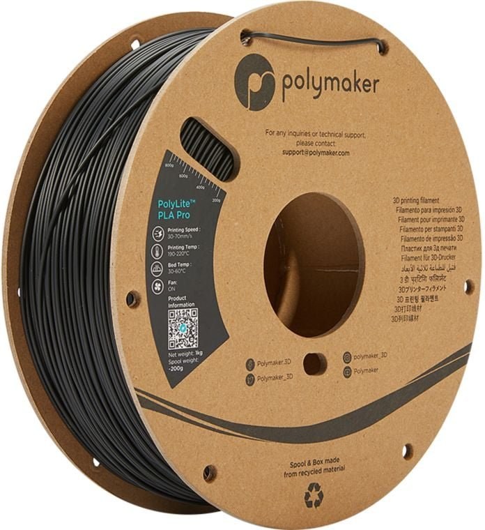 Polymaker PolyLite PLA PRO Black