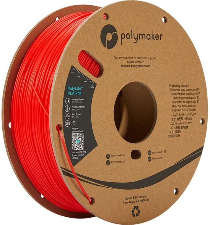Polymaker PolyLite PLA PRO Red