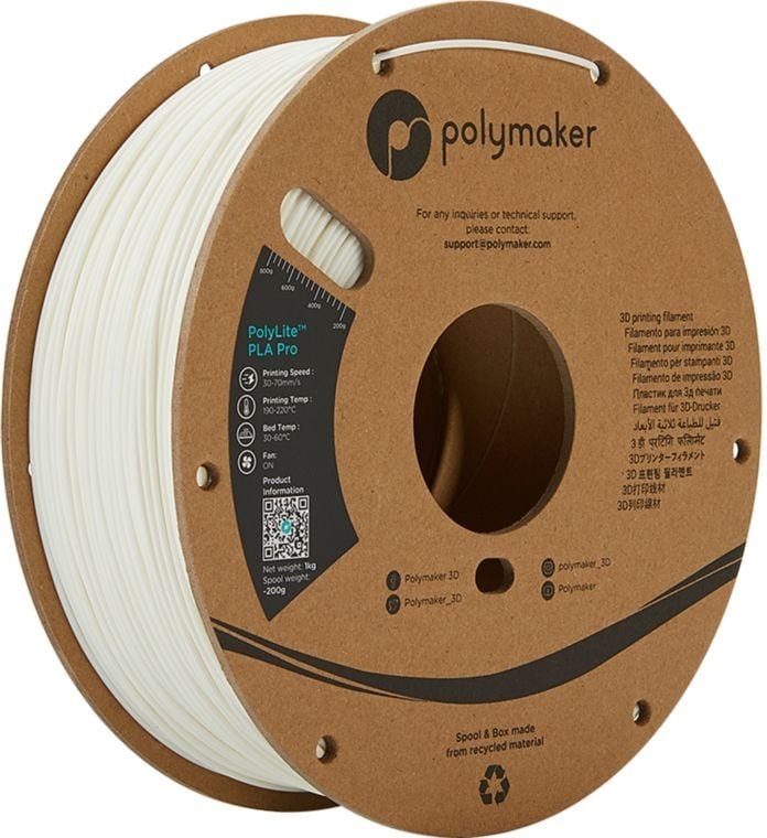 Polymaker PolyLite PLA PRO White