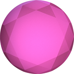 PopSockets Fucshia Metallic Diamond