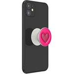 PopSockets PopGrip Gen.2, Stitched Love Heart, umelá koža, 3D srdiečko