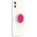 PopSockets PopGrip Gen.2, Stitched Love Heart, umelá koža, 3D srdiečko