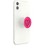 PopSockets PopGrip Gen.2, Stitched Love Heart, umelá koža, 3D srdiečko