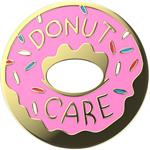 PopSockets PopTop Gen.2, Donut Care Enamel, smalt+kov, ružový donut, výmenný vršok