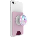 PopSockets PopWallet Blush Pink, puzdro na mobil na karty/vizitky a pod., ružové