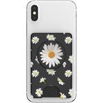 PopSockets PopWallet+ White Daisy, puzdro na karty/vizitky a pod. s integrovaným PopGrip Gen.2