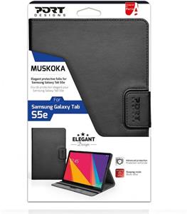 PORT DESIGNS Muskoka puzdro pre tablet Samsung Galaxy Tab S5e, čierne