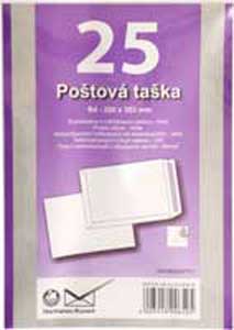 Poštové obálky B4 s páskou, biele 25ks