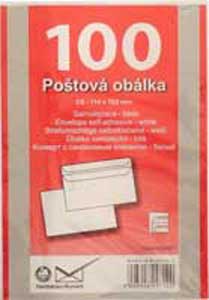 Poštové obálky C6 samolepiace 100 ks