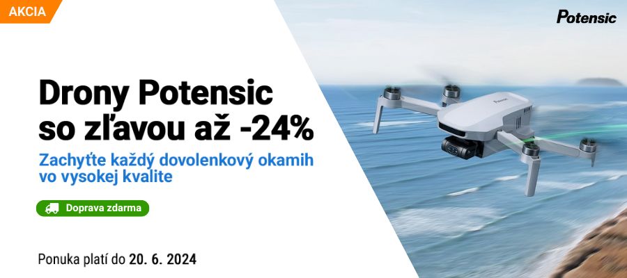 Potensic drony v letných zľavách do -24%