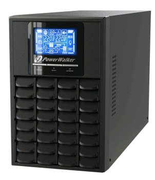 Power Walker UPS On-Line 1500VA, 4x IEC, RJ11/RJ45, USB/RS-232, LCD