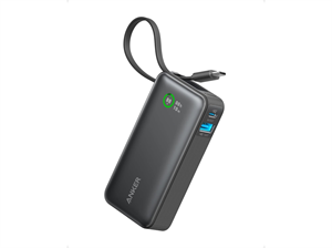 Powerbanka Anker 545 10000mAh, 30W s kabelem USB-C černá