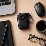 Powerton Energy Dark Edition, powerbanka, 10000mAh, čierna