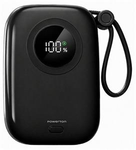 Powerton Energy Dark Edition, powerbanka, 10000mAh, čierna