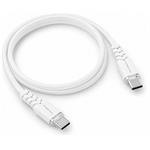 Powerton Energy White Edition, kábel USB-C, 100W, 1m, silikón, biely