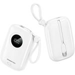Powerton Energy White Edition, powerbanka, 10000mAh, biela