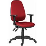 Powerton Ergo Anna, kancelárske ergonomické kreslo, červené
