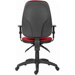 Powerton Ergo Anna, kancelárske ergonomické kreslo, červené
