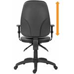 Powerton Ergo Anna, kancelárske ergonomické kreslo, červené