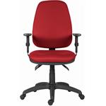 Powerton Ergo Anna, kancelárske ergonomické kreslo, červené