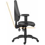 Powerton Ergo Anna, kancelárske ergonomické kreslo, sivé