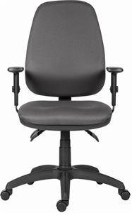 Powerton Ergo Anna, kancelárske ergonomické kreslo, sivé