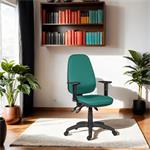 Powerton Ergo Anna, kancelárske ergonomické kreslo, tyrkysové