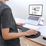 Powerton ERGO AXISI, lakťová opierka ku stolu penová, čierna