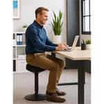 Powerton Ergo Balanc, kancelárska ergonomická stolička, čierna